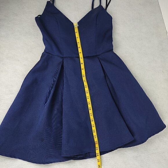 Windsor Wedding, Prom, Formal, Evening, Navy Blue Mini Dress. Size 3/4 - Picture 7 of 11